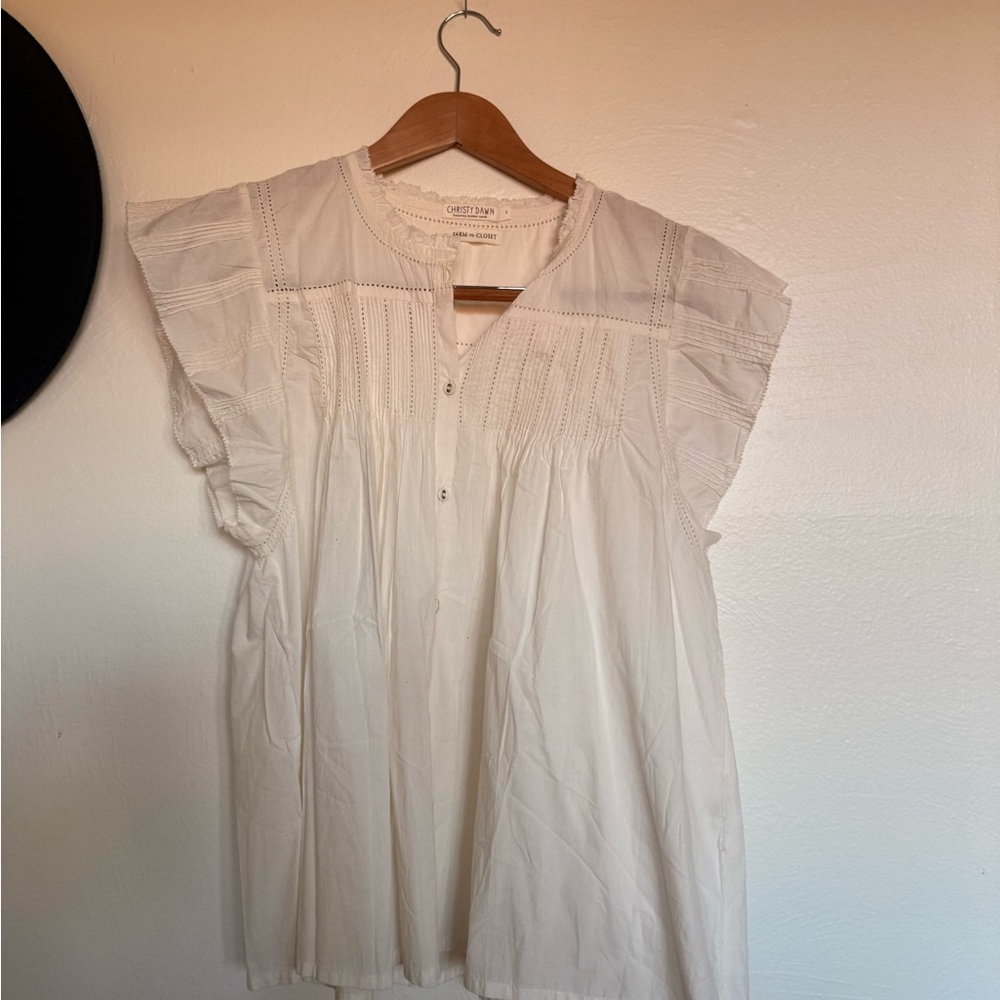 Christy Dawn White button up